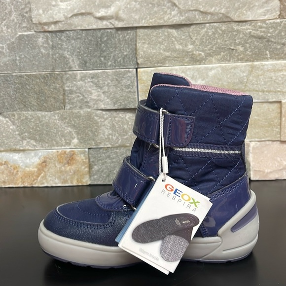 Geox Sleigh ABX Waterproof Girls Boot - Picture 8 of 10